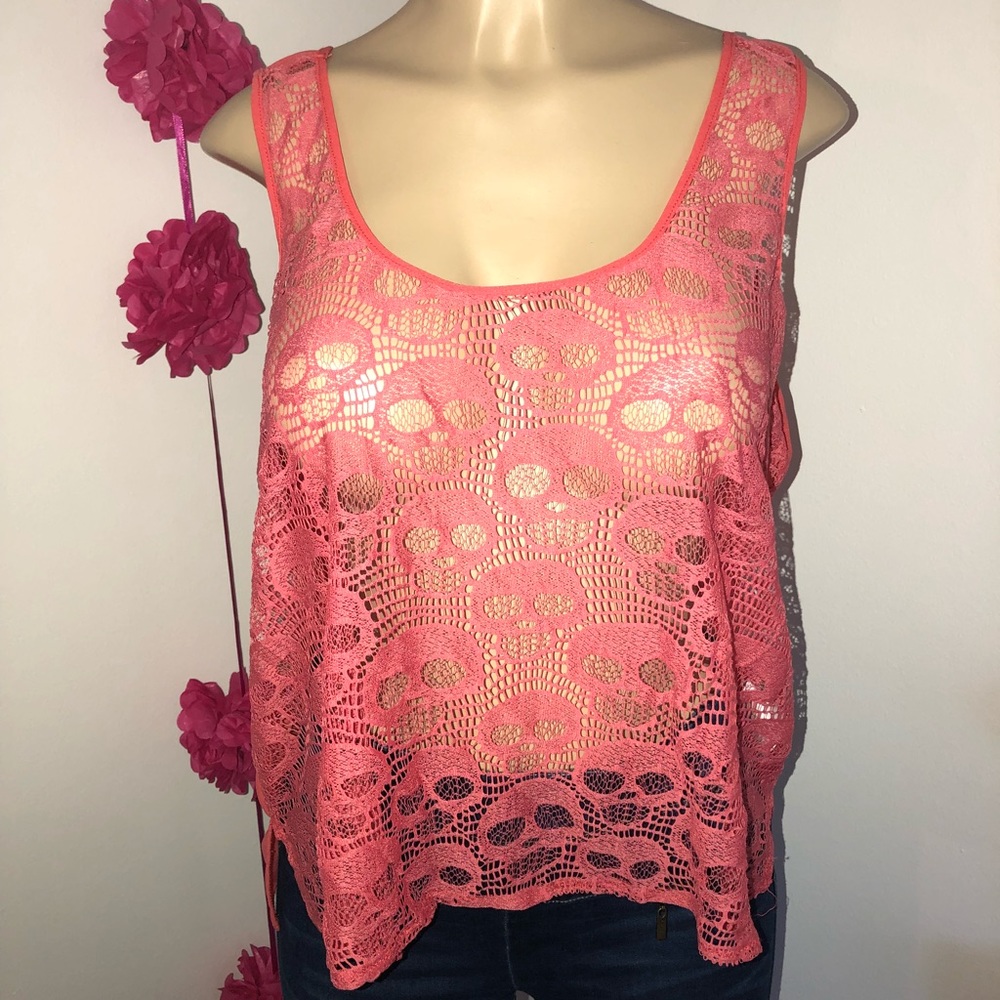 2B Bebe Skull crazy 😜 Top